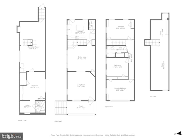 1511 Palm St, Reading, PA 19604 - view of property floor plan