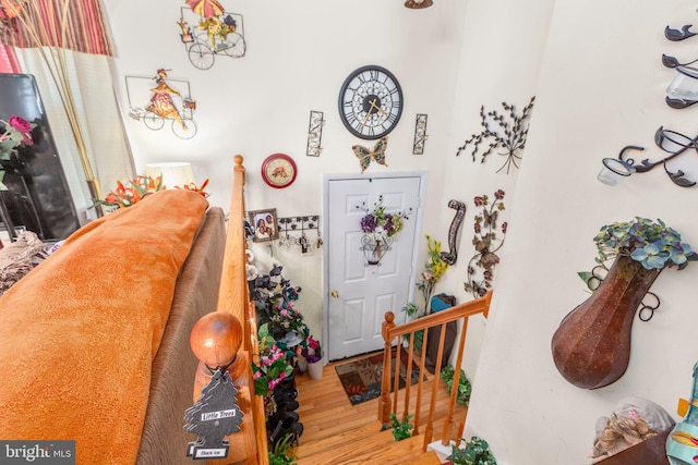 5955 Plumwood Ln, Woodbridge, VA 22193 - entrance foyer with wood finished floors