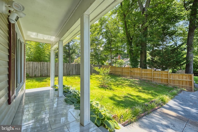 12805 Poplar St, Silver Spring, MD 20904 - fenced backyard with a patio area