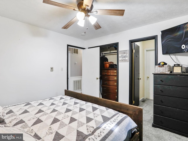 674 Harrison Ave, Berkeley Springs, WV 25411 - carpeted bedroom with a ceiling fan