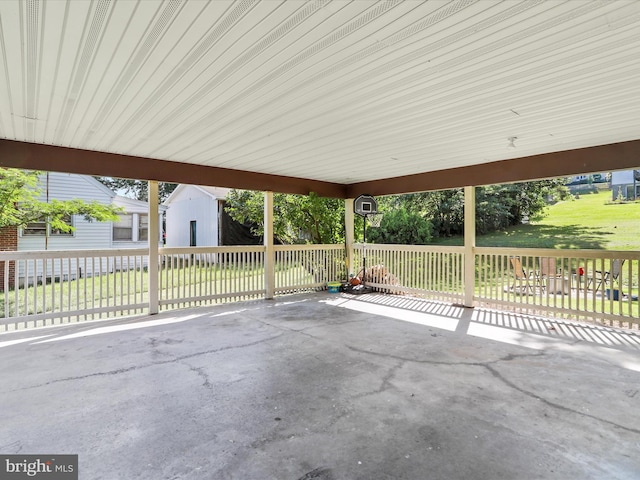 674 Harrison Ave, Berkeley Springs, WV 25411 - view of patio / terrace featuring a storage shed
