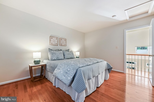 4119 Waterview Dr, Edgewater, MD 21037 - bedroom with wood finished floors and attic access
