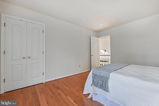 4119 Waterview Dr, Edgewater, MD 21037 - bedroom with light wood-type flooring and baseboards