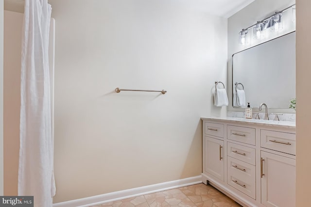 4119 Waterview Dr, Edgewater, MD 21037 - bathroom with vanity and baseboards