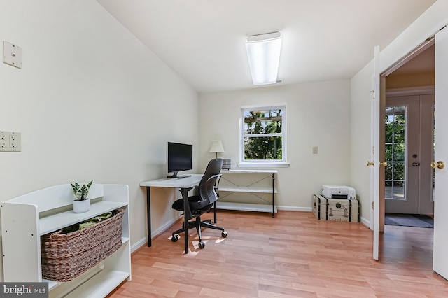 4119 Waterview Dr, Edgewater, MD 21037 - office with light wood-style floors and healthy amount of natural light