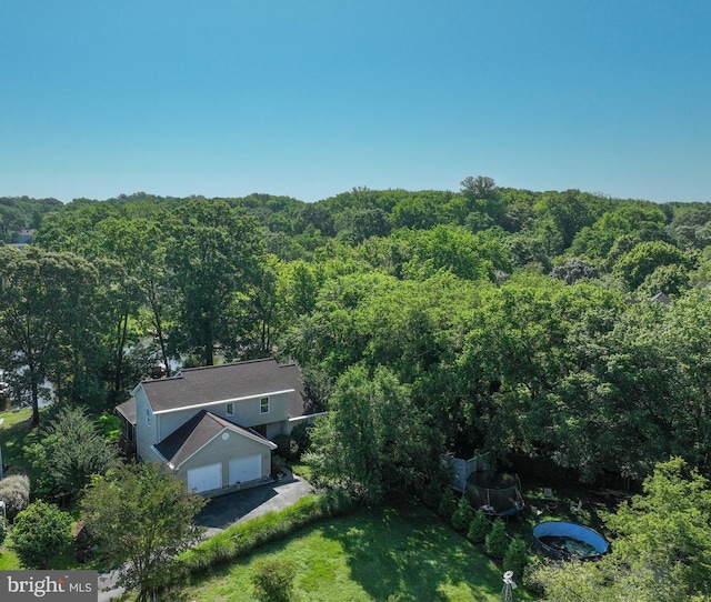 4119 Waterview Dr, Edgewater, MD 21037 - view from above of property with a forest