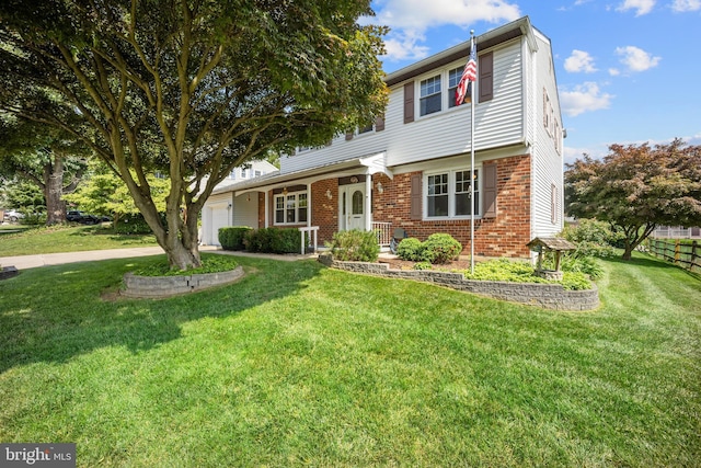 510 Revere Ct, Hockessin, DE 19707 - view of front facade with brick siding and an attached garage