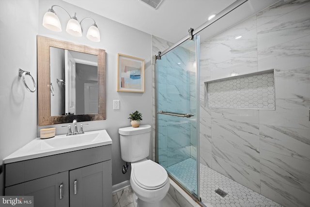 3114 Berry Rd NE Unit 21, Washington, DC 20018 - bathroom featuring vanity and a marble finish shower