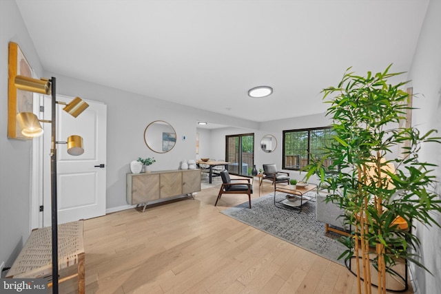 3114 Berry Rd NE Unit 21, Washington, DC 20018 - living room with wood finished floors and baseboards