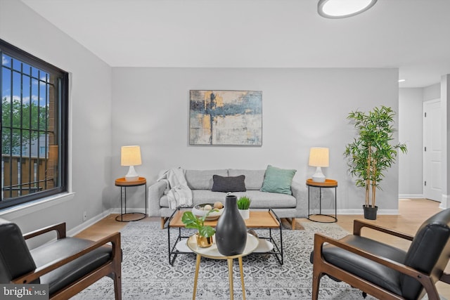 3114 Berry Rd NE Unit 21, Washington, DC 20018 - living room featuring wood finished floors and recessed lighting
