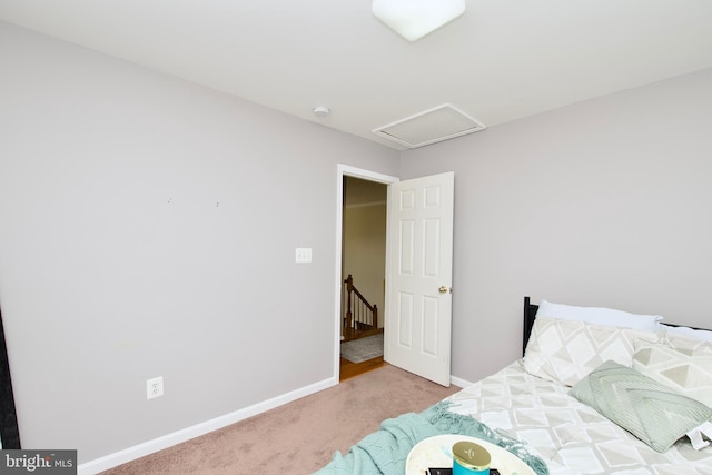 14813 Blackburn Rd, Burtonsville, MD 20866 - bedroom featuring attic access and carpet floors