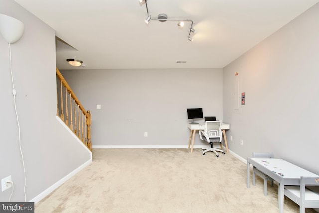 14813 Blackburn Rd, Burtonsville, MD 20866 - carpeted office space featuring baseboards