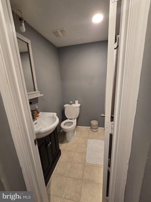 214 Dennison St, Colonial Beach, VA 22443 - bathroom featuring vanity and tile patterned flooring
