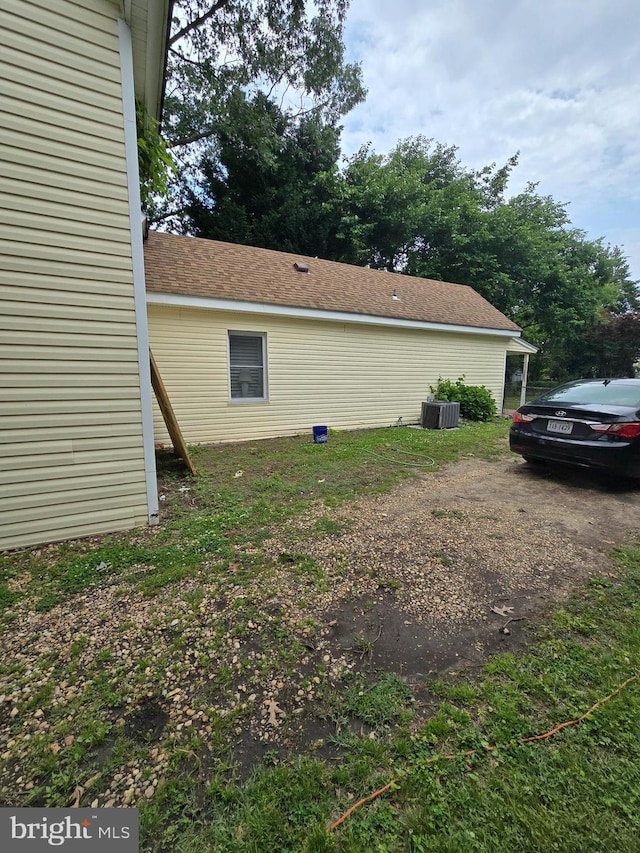 214 Dennison St, Colonial Beach, VA 22443 - view of property exterior with a central air condition unit