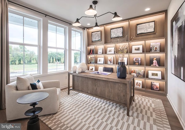 LOT29-109 Tiffany Ln, Spring City, PA 19475 - office featuring wood finished floors and recessed lighting