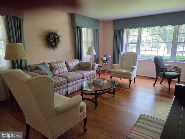 100 E Eagle Ln, Cherry Hill, NJ 08003 - living room featuring wood finished floors