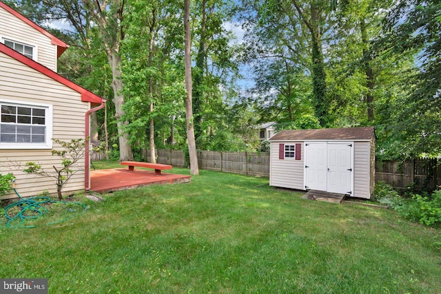 26 Millbank Ln, Voorhees, NJ 08043 - fenced backyard with a shed and a deck