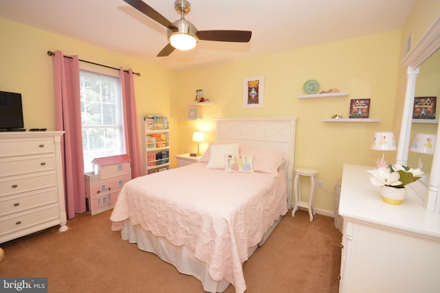 321 Coventry Ln, Lititz, PA 17543 - bedroom featuring light colored carpet and a ceiling fan