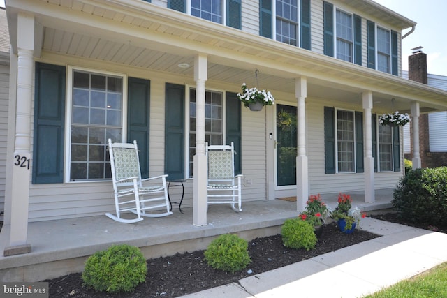 321 Coventry Ln, Lititz, PA 17543 - doorway to property featuring covered porch