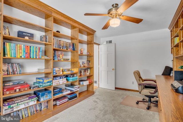 220 Longview Blvd, Gettysburg, PA 17325 - office featuring carpet floors and a ceiling fan
