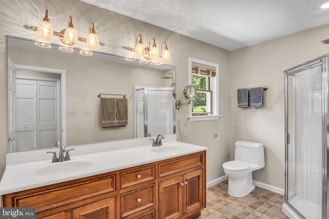 220 Longview Blvd, Gettysburg, PA 17325 - full bathroom with a stall shower and double vanity