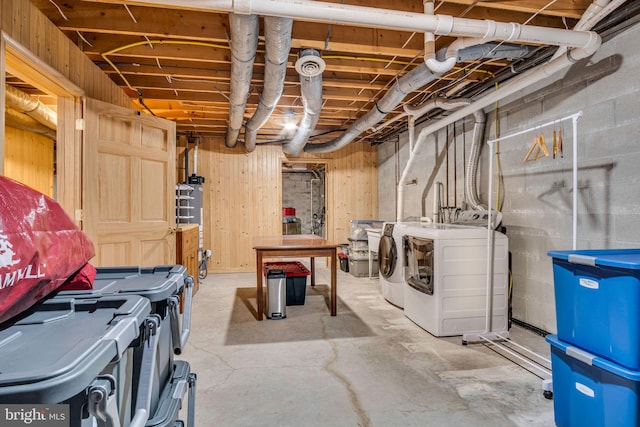 220 Longview Blvd, Gettysburg, PA 17325 - unfinished basement with washer and dryer