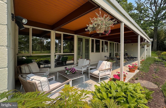 617 Old Mill Rd, Gettysburg, PA 17325 - view of patio featuring grilling area and an outdoor hangout area
