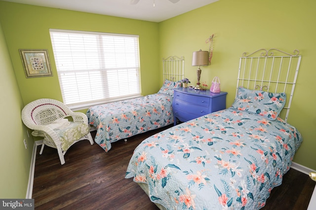 38337 N Mill Ln Unit 116, Ocean View, DE 19970 - bedroom featuring wood finished floors and a ceiling fan