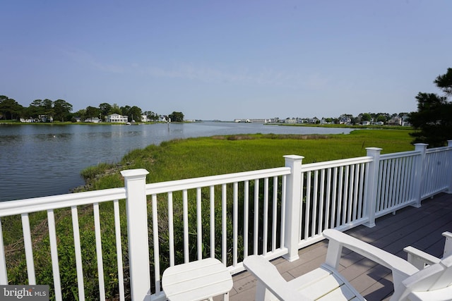 38337 N Mill Ln Unit 116, Ocean View, DE 19970 - wooden terrace with a water view