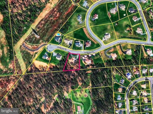 404 Herington Dr, Reading, PA 19608 - aerial view of property's location with property boundaries highlighted