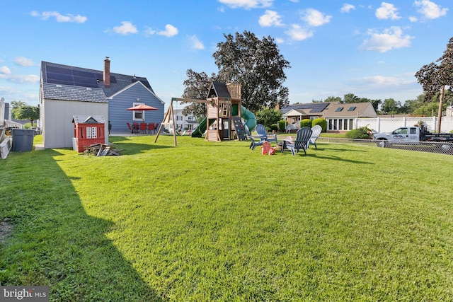 260 Irvington Pl, Hamilton, NJ 08610 - view of yard with a playground