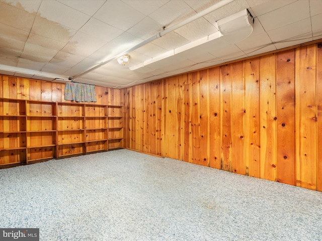 55 W Duck St, Front Royal, VA 22630 - finished below grade area with carpet flooring and wooden walls