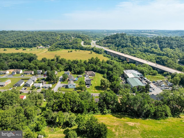 55 W Duck St, Front Royal, VA 22630 - drone / aerial view of a heavily wooded area