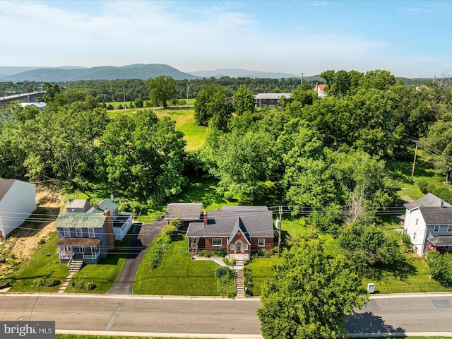 55 W Duck St, Front Royal, VA 22630 - drone / aerial view of a mountainous background