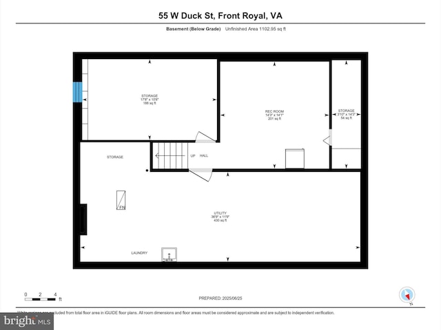 55 W Duck St, Front Royal, VA 22630 - view of property floor plan