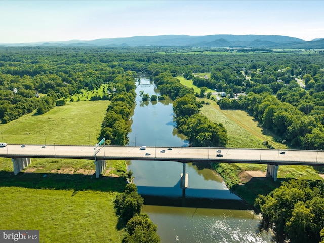 55 W Duck St, Front Royal, VA 22630 - aerial view of a water and mountain view and a heavily wooded area