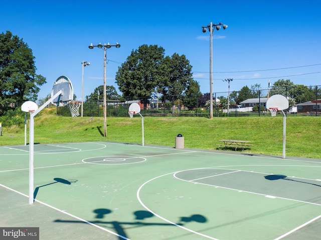 55 W Duck St, Front Royal, VA 22630 - view of sport court featuring community basketball court and a yard
