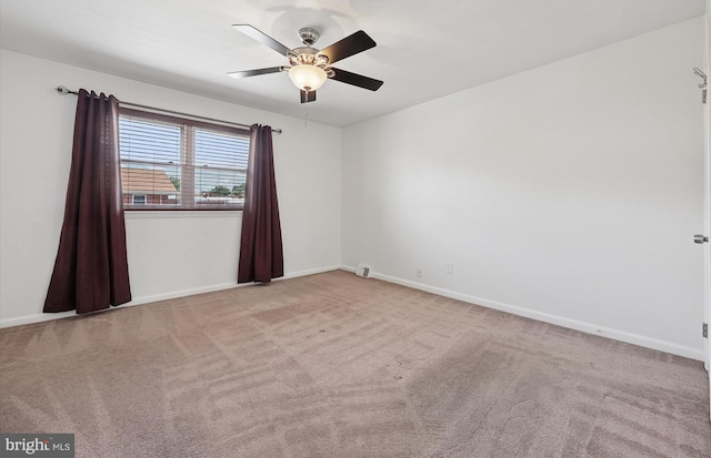 260 Rock St, Philadelphia, PA 19128 - spare room with carpet floors and a ceiling fan