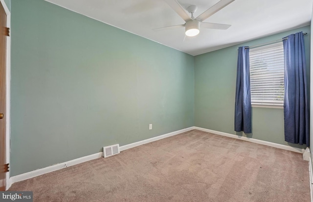 260 Rock St, Philadelphia, PA 19128 - carpeted empty room with a ceiling fan and baseboards