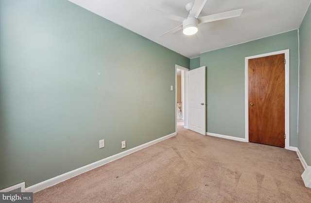260 Rock St, Philadelphia, PA 19128 - unfurnished bedroom featuring carpet floors and a ceiling fan