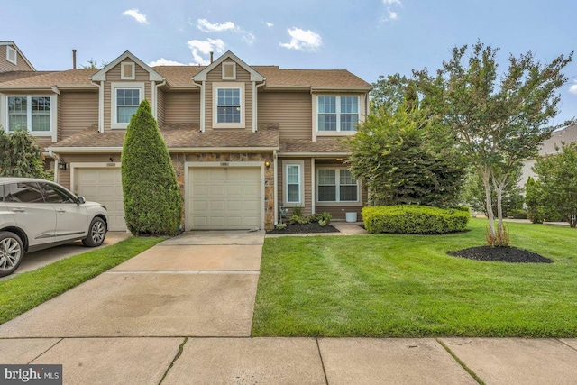 506 Masters Dr, Blackwood, NJ 08012 - townhome / multi-family property featuring an attached garage, driveway, and a front yard