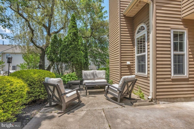 506 Masters Dr, Blackwood, NJ 08012 - view of patio featuring an outdoor living space
