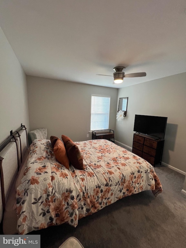 44 Meadowrue Ln, Sicklerville, NJ 08081 - carpeted bedroom with a ceiling fan and baseboards