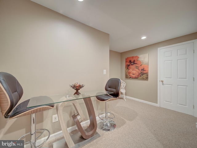 7317 Jubilee Cir, Elkridge, MD 21075 - carpeted office featuring recessed lighting and baseboards