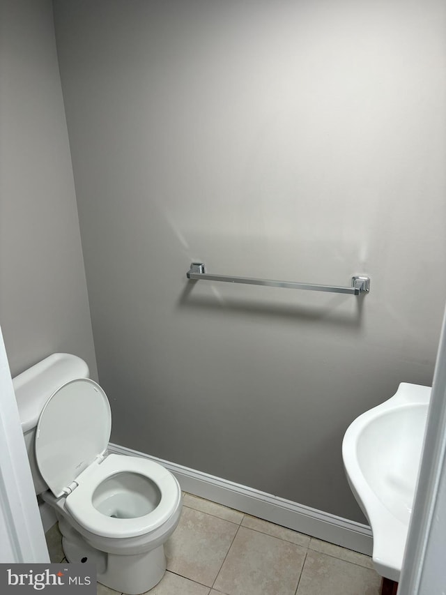1708 Granite Ct, Crofton, MD 21114 - bathroom featuring toilet and tile patterned flooring