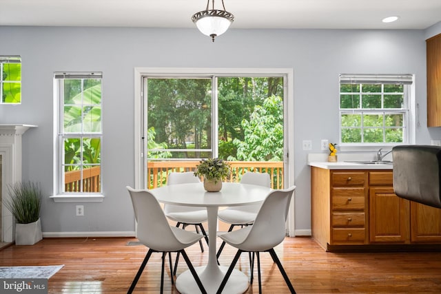 14908 Slippery Elm Ct, Woodbridge, VA 22193 - dining room featuring hardwood / wood-style floors and plenty of natural light