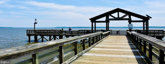 14908 Slippery Elm Ct, Woodbridge, VA 22193 - dock area with a water view and a pier