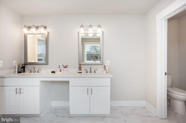 1311 Corbett Rd, Monkton, MD 21111 - bathroom with marble finish floors and double vanity