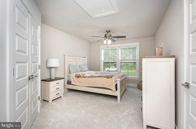 1311 Corbett Rd, Monkton, MD 21111 - bedroom with light carpet and ceiling fan