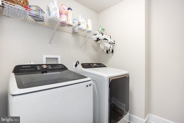1311 Corbett Rd, Monkton, MD 21111 - washroom featuring washing machine and dryer and baseboards